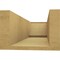 Ekena Millwork 6in. W x 4in. H x 16in. L Burlington Woodgrain TimberThane Rafter Tail, Primed Tan RFTUR06X04X16BURRCPR - alternate 5